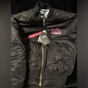 Madonna Celebration VIP Tour Reversible Bomber Jacket Size Large (unisex).